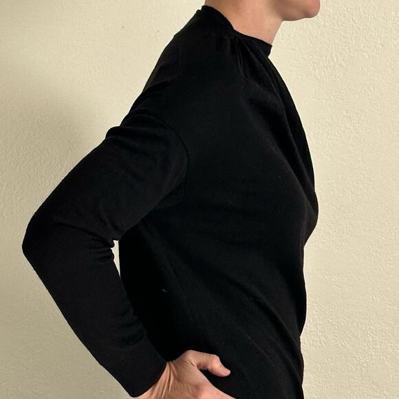 Lanvin Black Sweater Dress size XS Wool Cashmere Silk blend - Picture 9 of 13